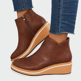 Bottes en cuir orthopédiques