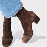 Rosemarie | Bottines en daim doux