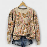 Tina - Pull avec motif floral