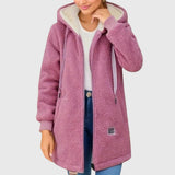 Dânia - Manteau en Fleece Stylé