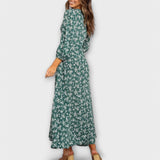 Robe maxi à motifs floraux pour femmes