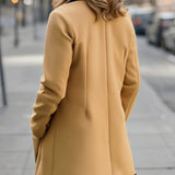 Béatrice | Manteau cintré à double boutonnage Doudoune