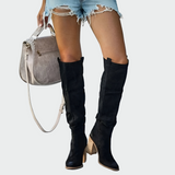 Bottes en cuir orthopédique jusqu'au genou