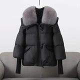 HANNAH | Manteau d'hiver luxueux avec col en fourrure