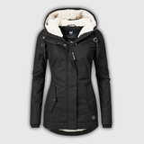 Martine | Parka d'hiver à capuche sherpa