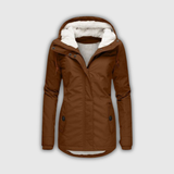 Martine | Parka d'hiver à capuche sherpa