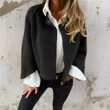 Sylviane | Veste courte effet cachemire