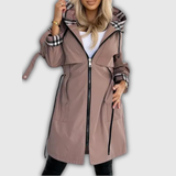 Françoise | Manteau à capuche déperlant