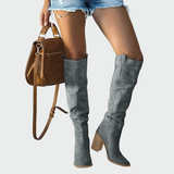 Bottes en cuir orthopédique jusqu'au genou