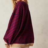 Nathalie | Tricot rayé oversize Pull