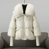 HANNAH | Manteau d'hiver luxueux avec col en fourrure