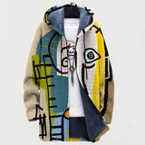 Patricia | Manteau à motif abstrait pour Femme