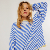 Nathalie | Tricot rayé oversize Pull