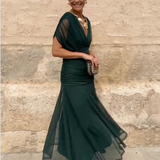 Luisa | Robe de soirée élégante longue avec décolleté en V