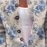 Marie-Claire | Cardigan fleuri en tricot pour Femme