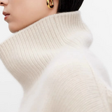 Béatrice | Col roulé en tricot torsadé Pull
