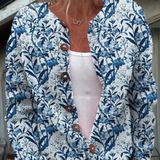 Tiverly™ | Cardigan Vintage à Fleurs avec Boutonnage Avant