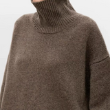 Béatrice | Col roulé en tricot torsadé Pull