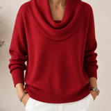 Caralina™ | Pull Tricot Élegant à Col Bateau