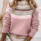 Solange | Pull à motif Fair Isle