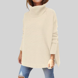 Christine | Col roulé oversize en maille Pull