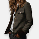Corinne | Veste chevrons Doudoune