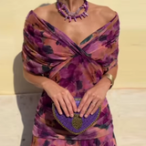 Luisa | Robe de soirée élégante longue avec décolleté en V