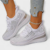 Giselle – Baskets Orthopédiques Éblouissantes avec Strass