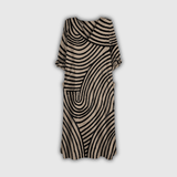 Heidi | Robe boho avec motif graphique en vagues