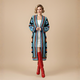 Cardigan Long Boho pour Femmes