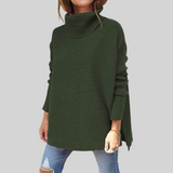 Christine | Col roulé oversize en maille Pull