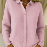Sylvie | Cardigan en tricot structuré à boutons