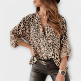 Clara - Blouse à motif léopard tendance