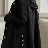 Cordia | Veste en velours côtelé confortable avec capuche