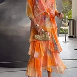Casar – Robe en Chiffon Élégante