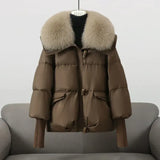 HANNAH | Manteau d'hiver luxueux avec col en fourrure