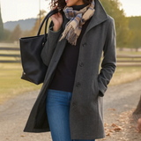 Régine | Manteau d'hiver classique avec patte de boutonnage