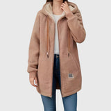 Dânia - Manteau en Fleece Stylé