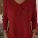 Corinne | Pull en maille à grand col