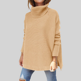 Christine | Col roulé oversize en maille Pull