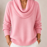 Caralina™ | Pull Tricot Élegant à Col Bateau