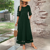 Auris – Robe midi flatteuse
