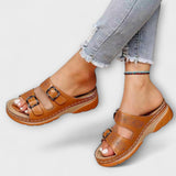 Sandales en cuir orthopédiques