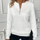 Sylvie | Pull en tricot à fermeture éclair