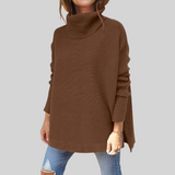 Christine | Col roulé oversize en maille Pull