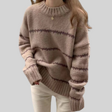 Jacqueline | En tricot à torsades classique Pull