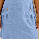 Anneke | Robe en coton avec fermeture éclair
