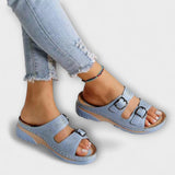 Sandales en cuir orthopédiques