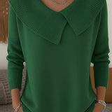 Corinne | Pull en maille à grand col