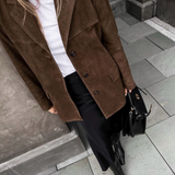 Banbury | Blazer en daim
